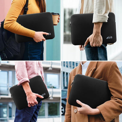 Laptoptasche 16 Zoll Notebook Hülle Stoßfest 40x29x3cm Schwarz