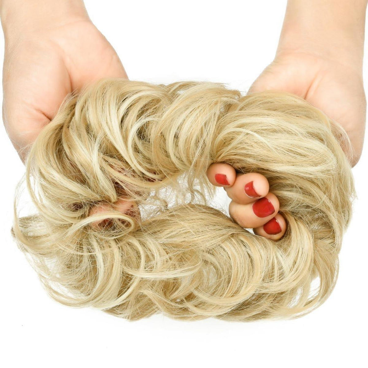 Dutt Haarteil Messy Bun Blond Mix – Hochsteckfrisur