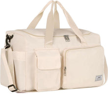 35L Faltbare Damen Sporttasche mit Schuh- und Nassfach, Weekender Gym