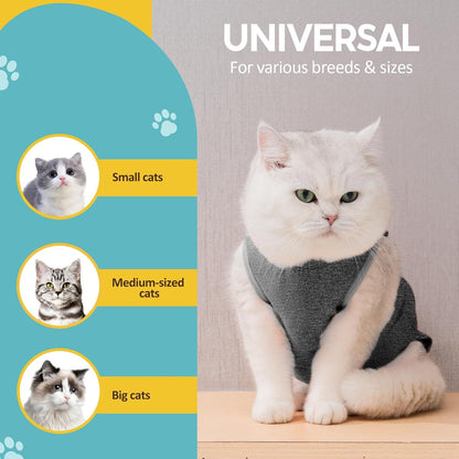 Katzenbody Erholungsanzug Modal Recovery Kastration Spay Entwöhnung