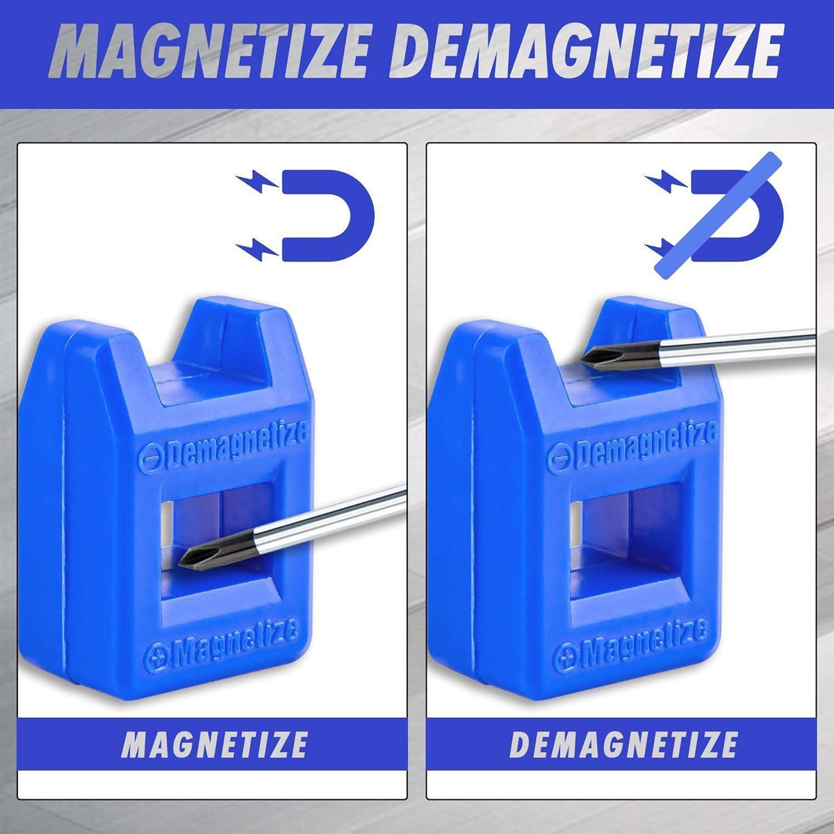 12-teiliges magnetisches Schraubendreher-Set mit gepolstertem Griff