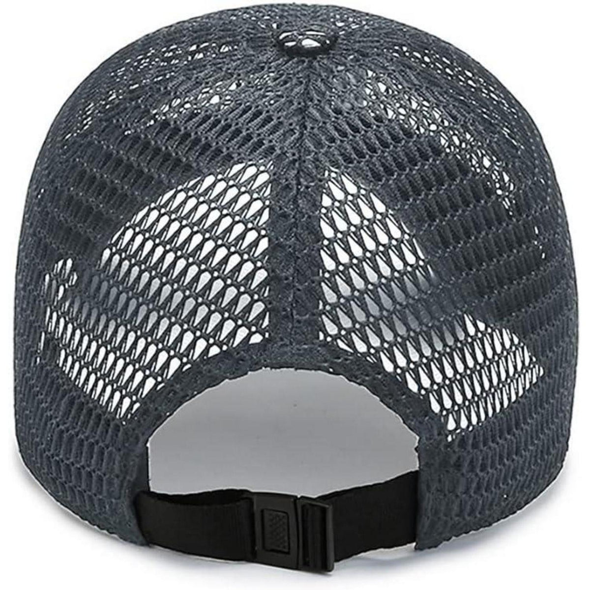 YAMEE Baseball Cap Herren Sommer Mesh Atmungsaktiv Dunkelgrau
