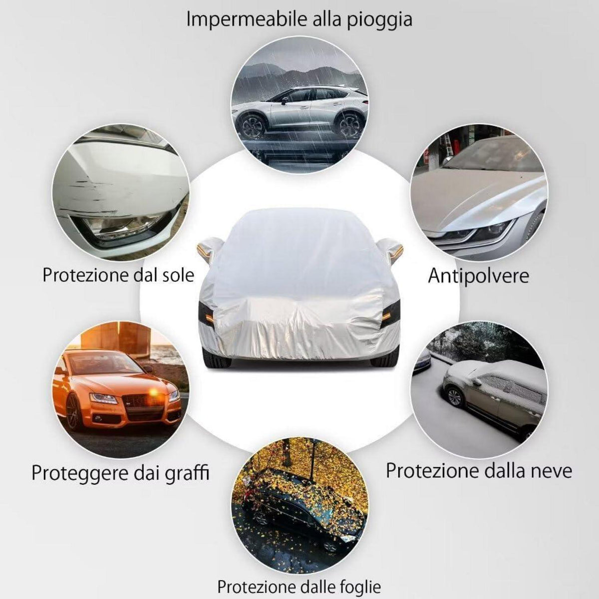 Autoabdeckung wasserdicht für BMW 6er (2018-2022)
