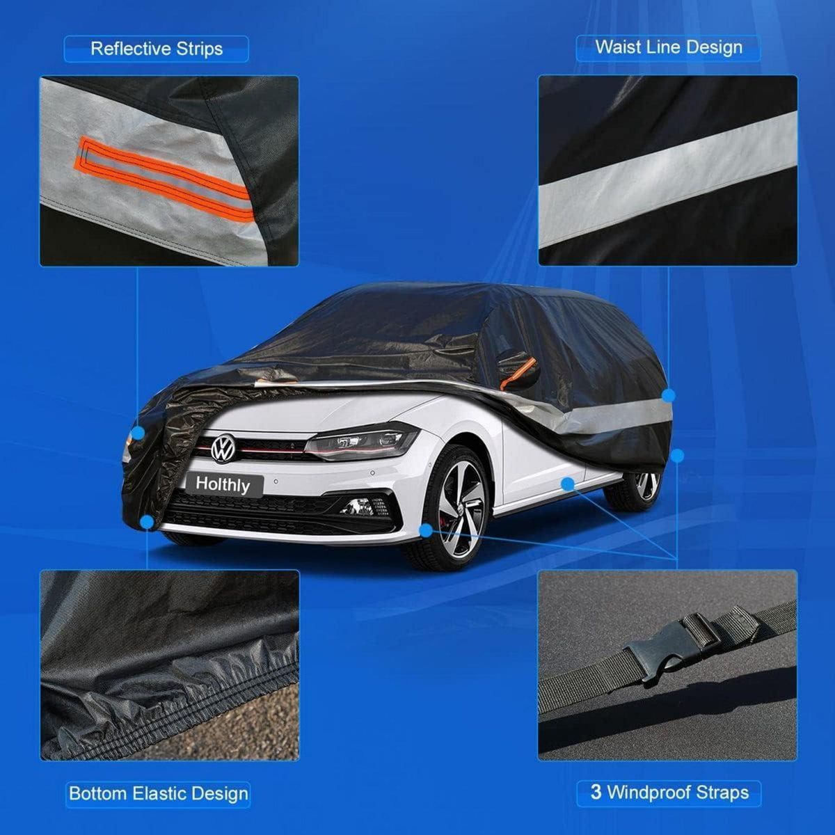 Autoabdeckung wasserdicht für Skoda Fabia (1999-2023)