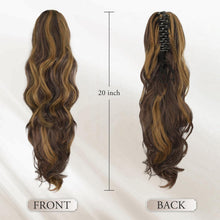 Wellige Locken Pferdeschwanz Haarverlängerung 50 cm