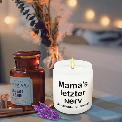 Lavendel Duftkerzen Set 200g Glas Mama Geburtstag Entspannung Magnolien Duft