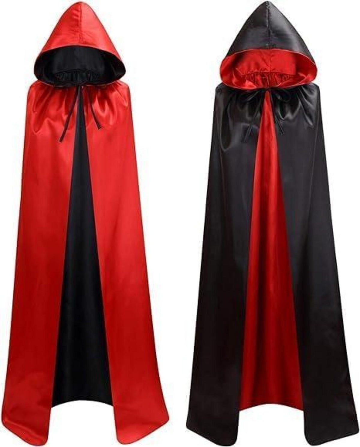 YIMOJOY Vampir Kinder Umhang mit Kapuze 140CM Mädchen Halloween Kostüm Party