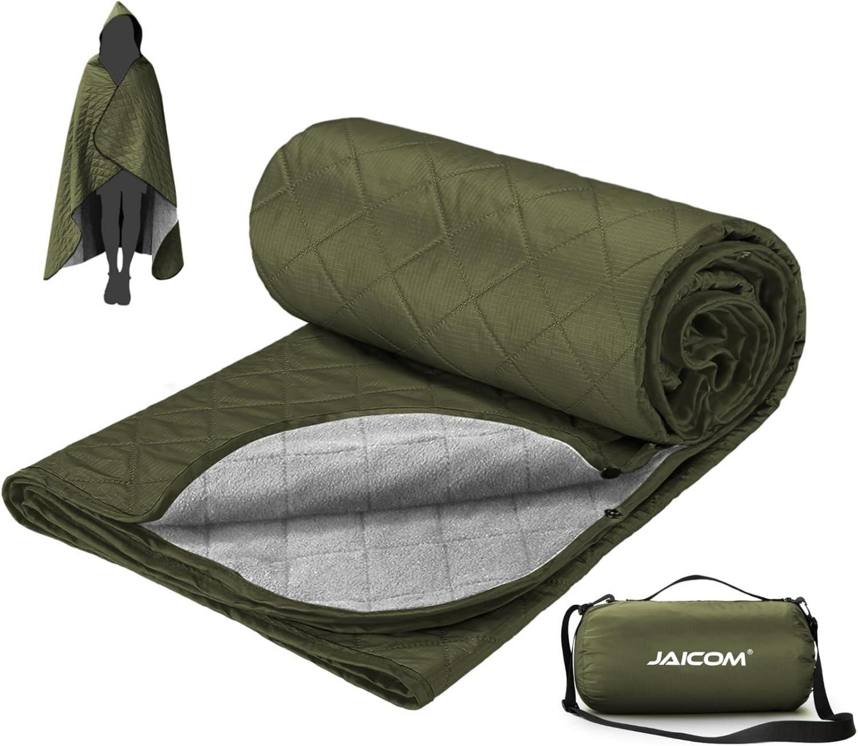Wasserdichte Outdoor Picknickdecke 140 x 200 cm Grün