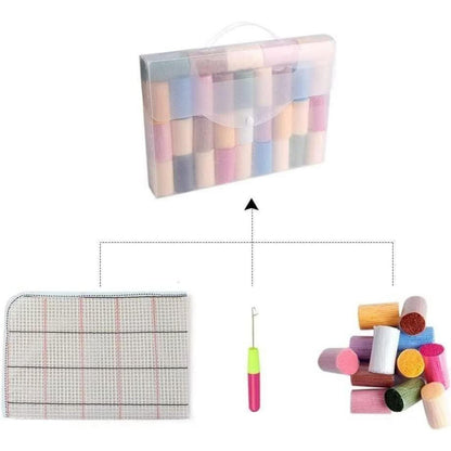 DIY Knüpfteppich Set – Teppich herstellen für Erwachsene & Kinder