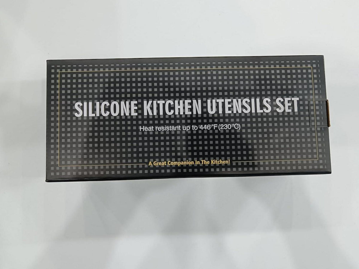 Silikon Küchenhelfer Set 22-teilig Kochutensilien Antihaft Spülmaschinengeeignet Pink