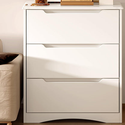 Weiße 3-Schubladen-Kommode | Schlafzimmer & Wohnzimmer