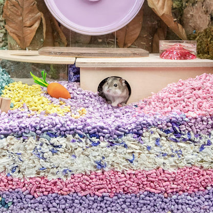 Hamster-Papierpellets Einstreu Zwerghamster Mäuse Lemminge Degus Haustiere