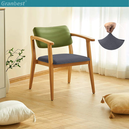 Esszimmerstuhl-Bezüge Set 6, Grau – Stretch Sitzbezüge für Stühle