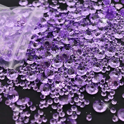 Acryl Kristalle Diamanten Deko 4200 Stück Strass Hochzeit 3 Größen