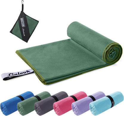 Mikrofaser Handtuch Groß 180x80cm Schnelltrocknend Saugfähig für Sport