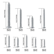 300tlg. Edelstahl Schrauben Sortiment M3-M6 mit Box