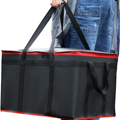 Kühltasche wiederverwendbar für Lebensmittel – Schwarz 57x35x38 cm