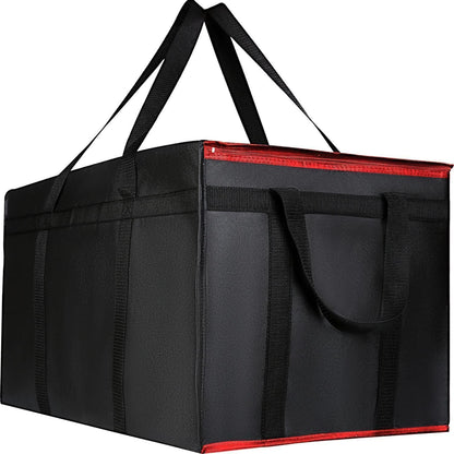 Kühltasche wiederverwendbar für Lebensmittel – Schwarz 57x35x38 cm
