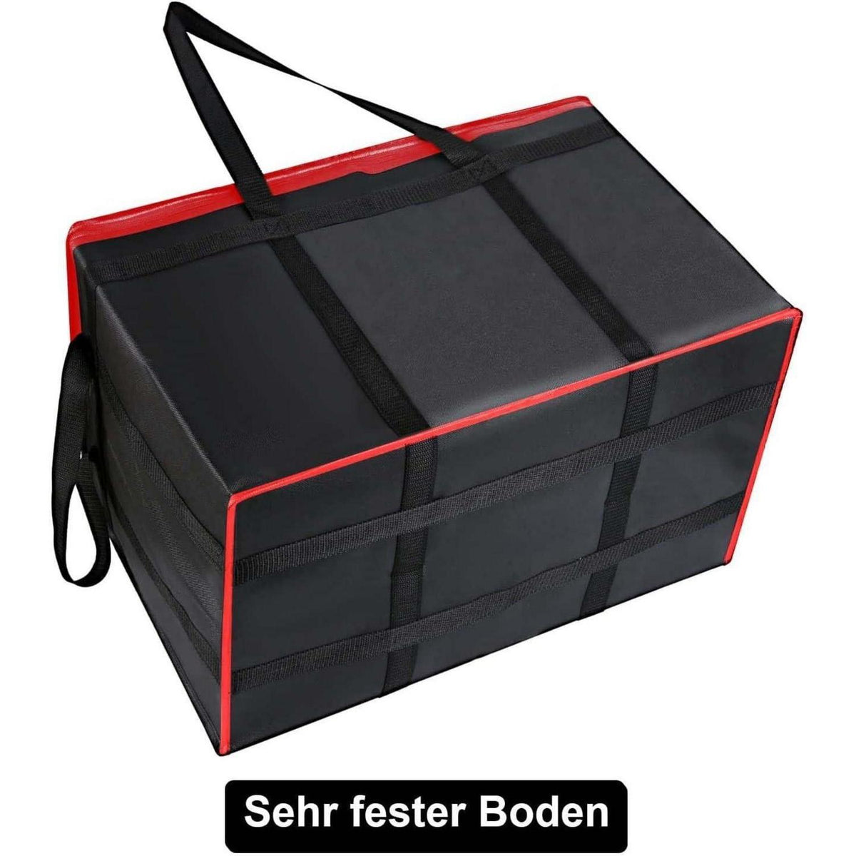 Kühltasche wiederverwendbar für Lebensmittel – Schwarz 57x35x38 cm