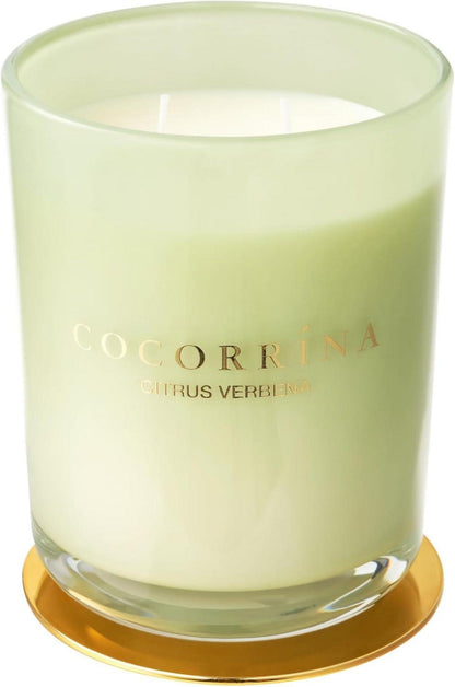 Cocorrína Candle Zitrus-Eisenkraut Duftkerze 46 Stunden 2 Dochte 420g