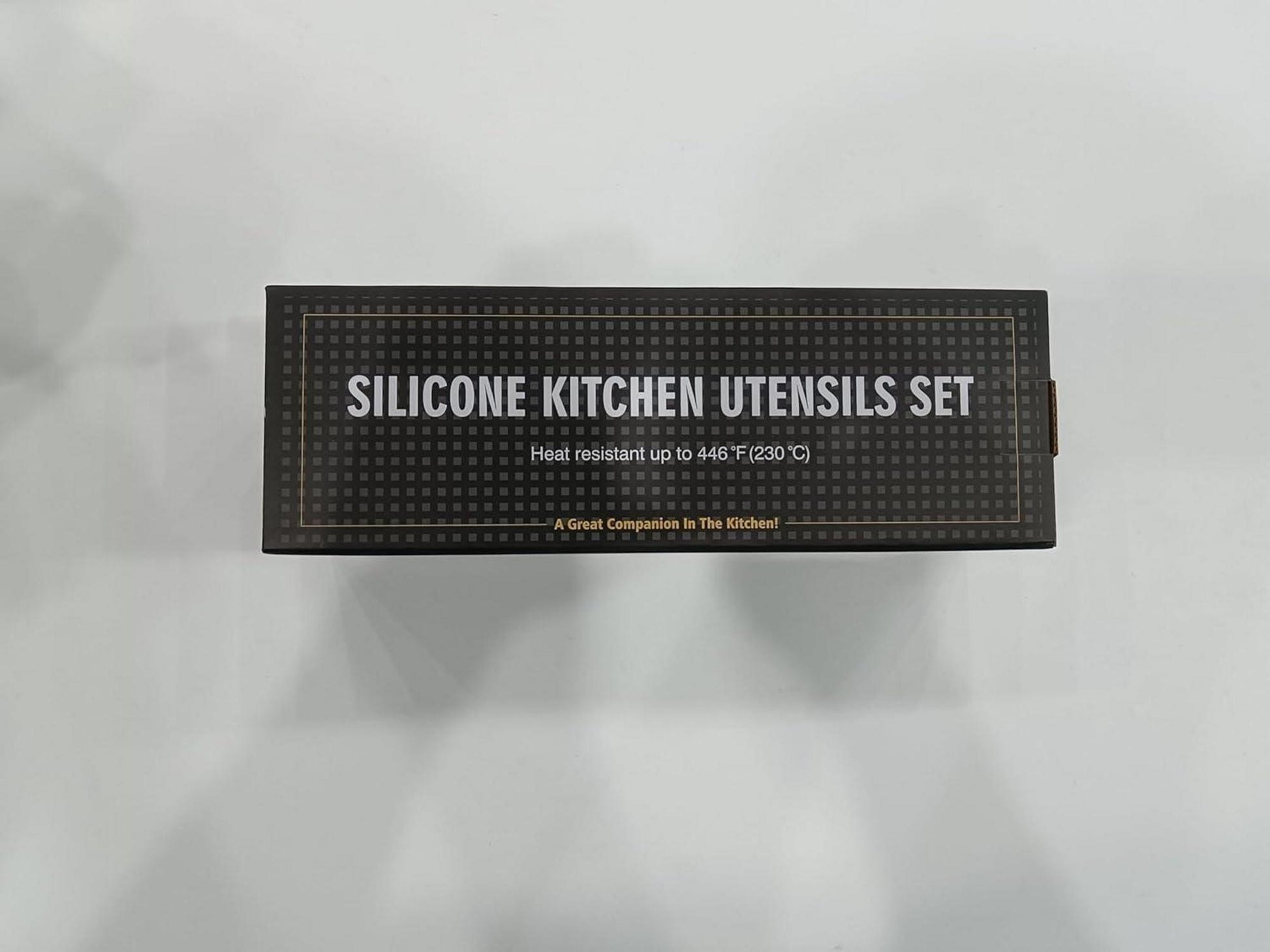 Küchenhelfer Set Silikon Kochutensilien Utensilienhalter Schwarz 12-teilig