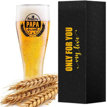 Weizenglas "Bester Papa der Welt" 0,5l Geschenk für Vater