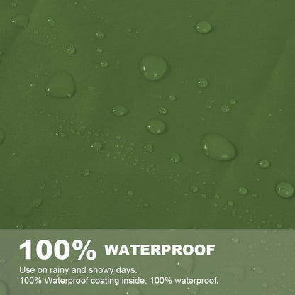 Regenponcho Unisex Wiederverwendbar 2 Stück Grün
