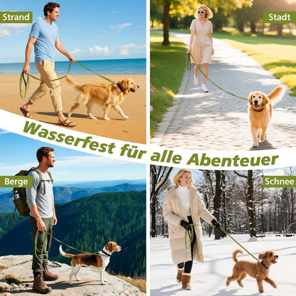 Schleppleine Grün 5M Wasserdicht mit Abschließbarem Karabiner