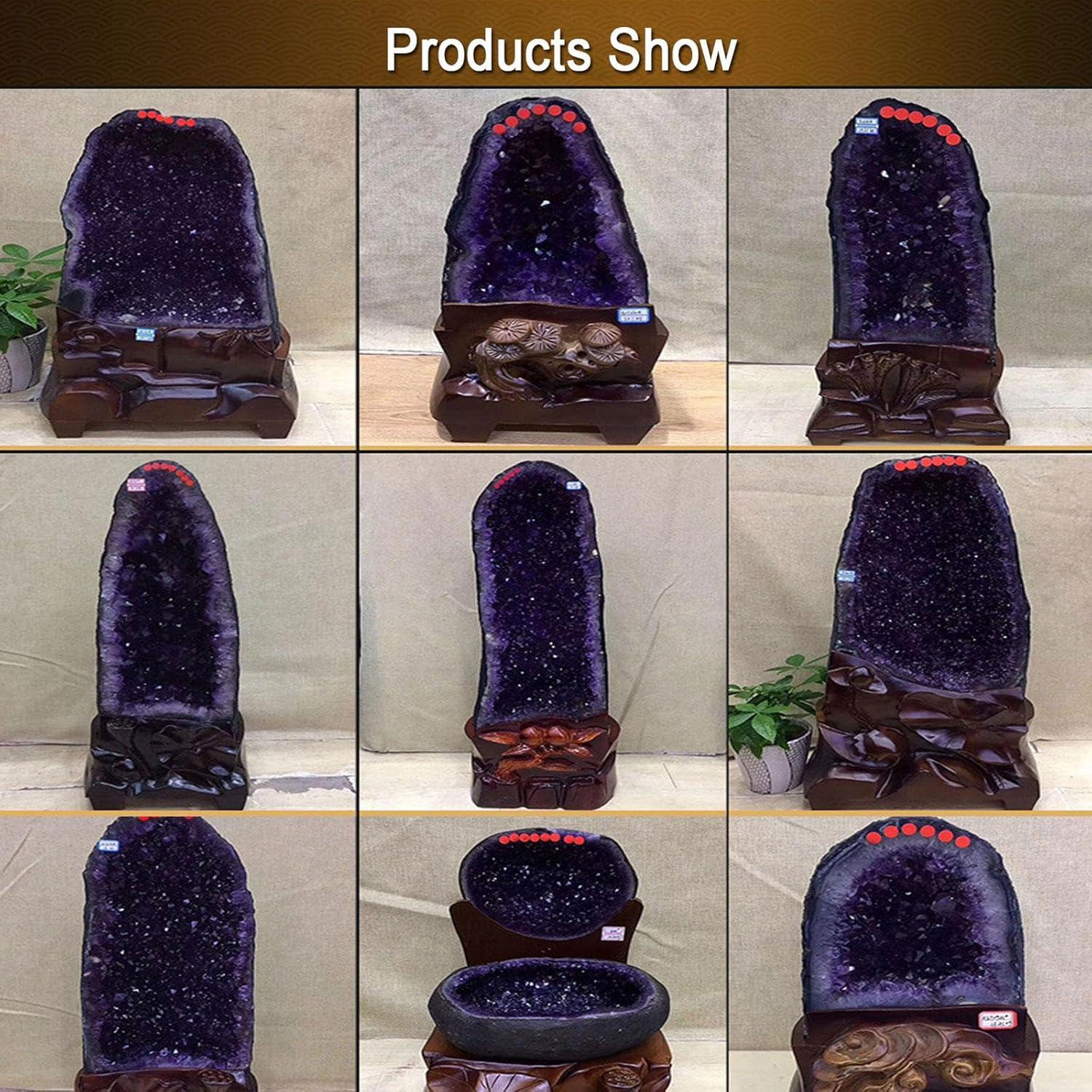 Amethyst-Cluster Naturstein Heilsteine Geode 5.29lbs
