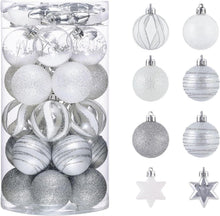 35er Set Weihnachtskugeln Christbaumschmuck Transparent