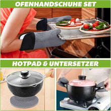 Ofenhandschuhe Silikon-Set: Hitzebeständig, extra