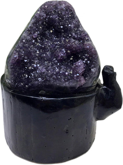 Natürliche Amethyst-Kristallcluster Geoden Heilkristalle 4.19lbs