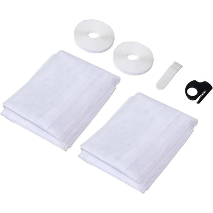 Dachfenster Fliegengitter mit Reißverschluss – 2er Set, 130x150cm