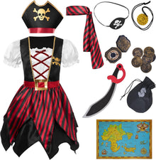 Kinder Piratenkostüm Prinzessin Halloween Rollenspiel Set