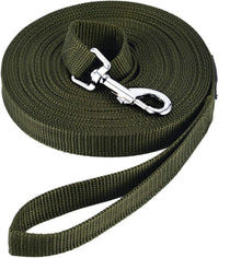Robuste Schleppleine für Hunde Trainingsleine 3m Nylon Green