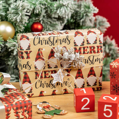 Weihnachts Geschenkpapier Rollen – 3er Set mit Motiven