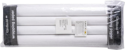 Weihnachts-Geschenkpapier Kraftpapier Taube Schneeflocke Blume Haus 4 Rollen