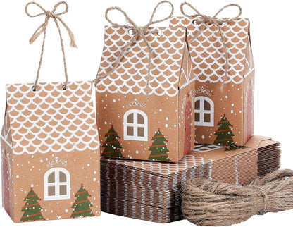 30 Stück Weihnachten Kraftpapier Party-Geschenkboxen