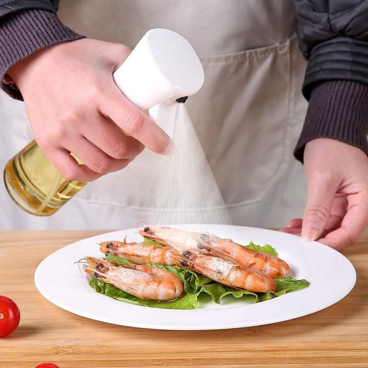 Öl Sprayer Glas 300 ml - Küche Grillen Backen - Salat Ölspender