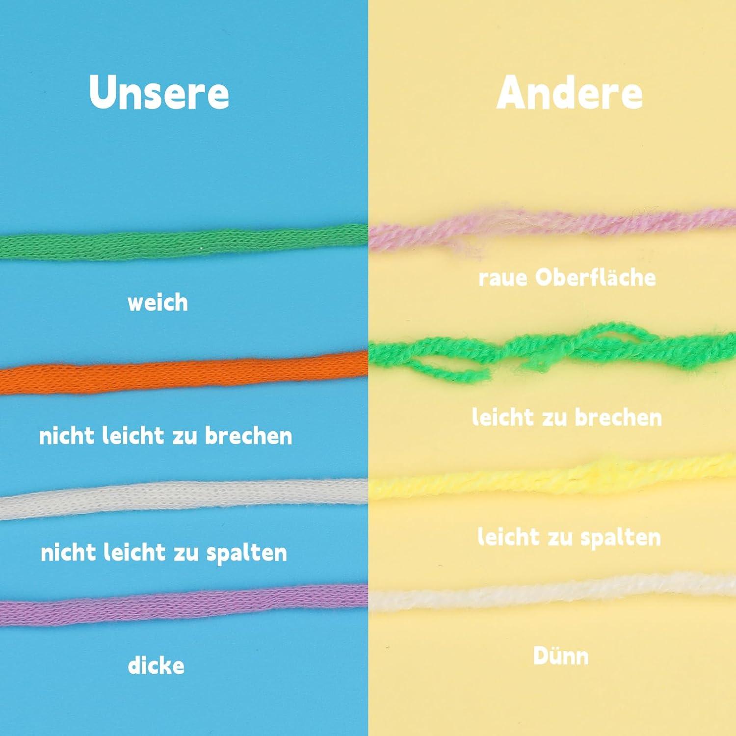 Hellgrau Garn für Anfänger, Gut Sichtbare