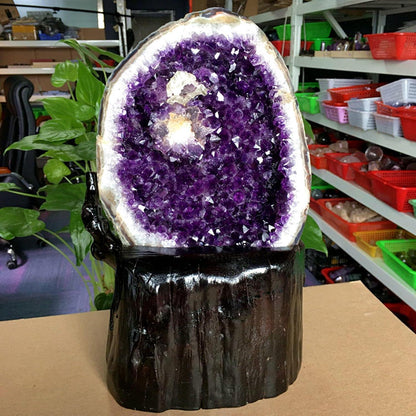 Amethyst Cluster Exemplarstein für Heimdekoration, 4kg