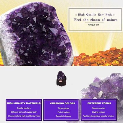 Amethyst Cluster Exemplarstein für Heimdekoration, 4.4lbs