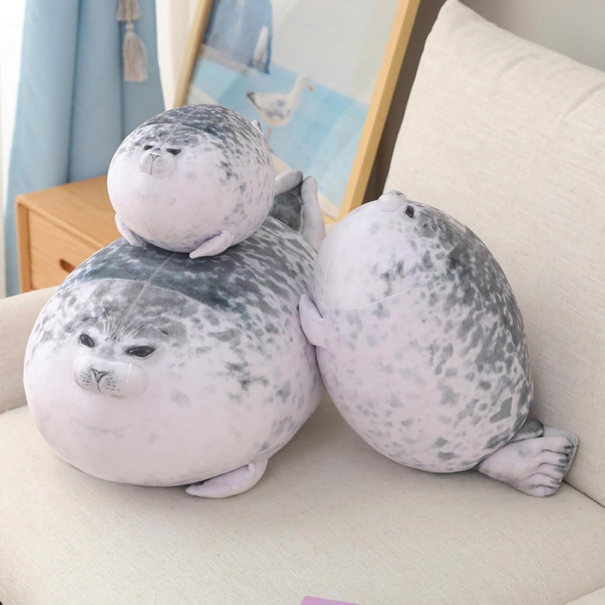 Kuscheliges Seehundkissen – Plüschtier 30/40/60cm