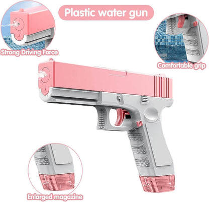Wasserpistole Spielzeug Kinder 2er Set Rosa mit Ersatzclip