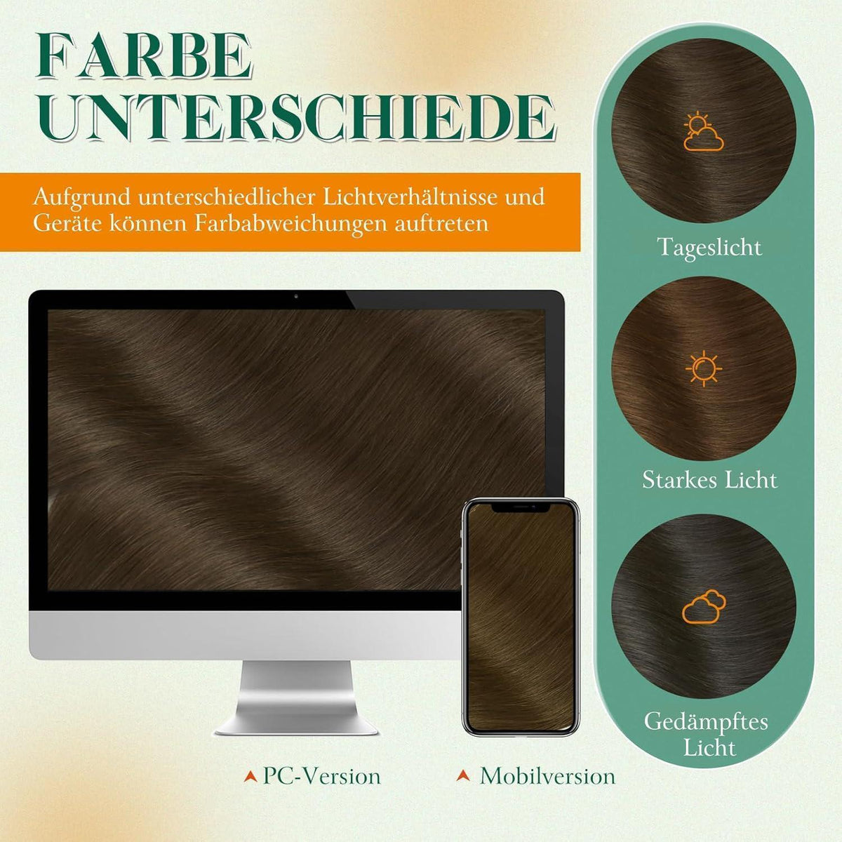Echthaar Tape Extensions Braun 60cm – Natürliche Verlängerung