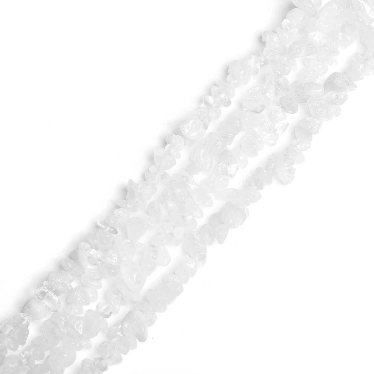 400pcs Klarer Quarz Kristalle Perlen 5-8mm für DIY Schmuck
