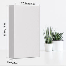 Leinen Einsteck-Fotoalbum 10x15 cm Schwarz 300 Seiten für