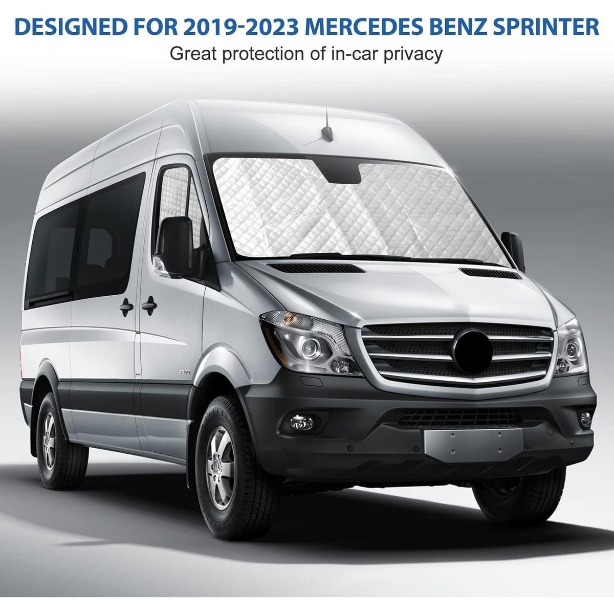 Sonnenschutz Auto Frontscheibe Mercedes Sprinter 2019-2023