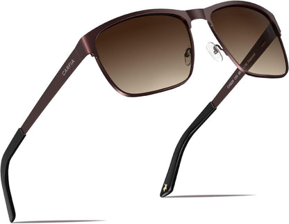 Polarisierte Herren Sonnenbrille UV 400 Metallrahmen Sportbrille