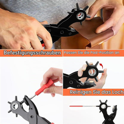 Leder Lochzange Gürtel - Locher Zange für Lederarbeiten & Uhrenarmbänder